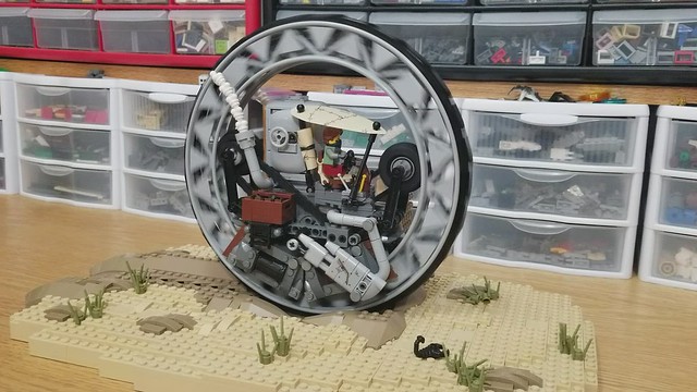 Wasteland Monocycle - It spins!