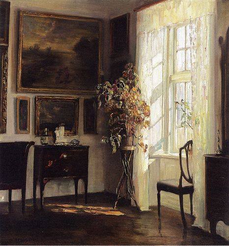 Carl%20Vilhelm%20Holsoe%20-%20A%20Sunlit%20Interior