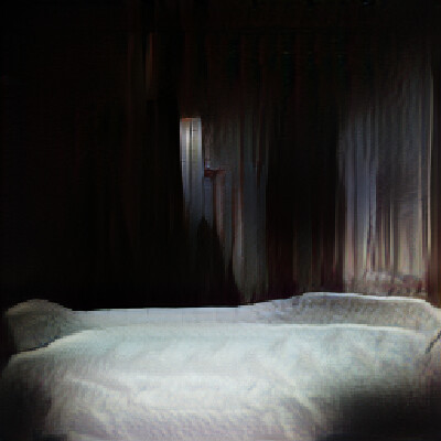 a monster coming through your bedroom wall at night