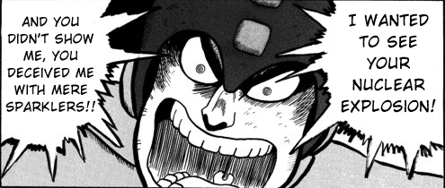 I wanted to see your nuclear explosion